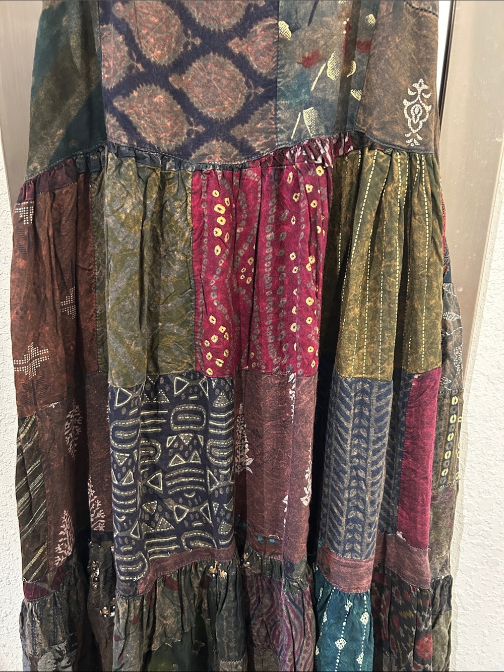 Jaded Gypsy Bohemian Patchwork Dress - Picture 3 of 9